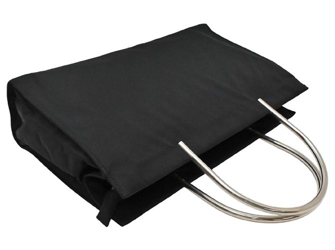 Saco Tote Prada em nylon preto - vista 4