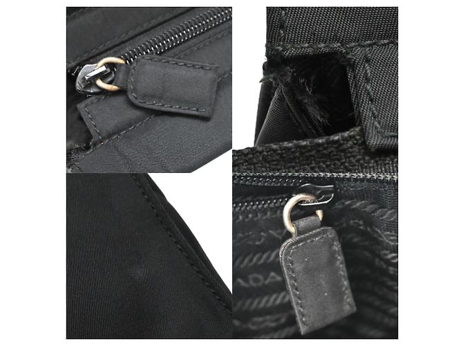 Saco Tote Prada em nylon preto - vista 7