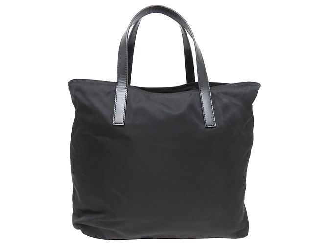 Saco Tote Prada em nylon preto para mulher - vista 2