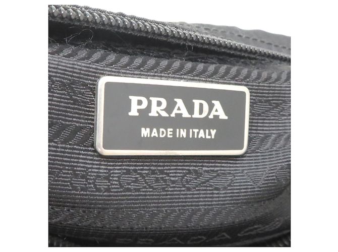 Saco Tote Prada em nylon preto para mulher - vista 7