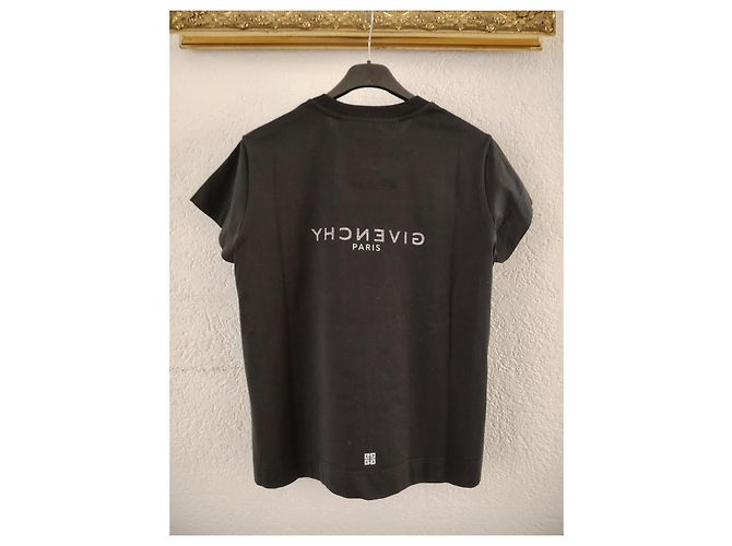 Givenchy Logo Cotton T-Shirt - Black - view 2