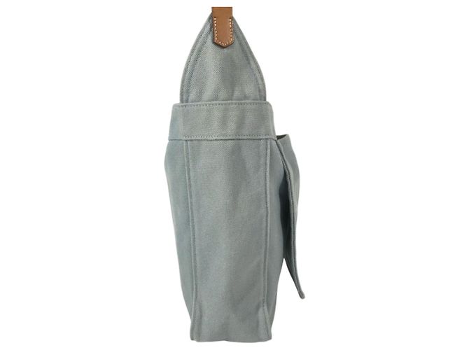 Hermès Hermes Marwari PM Canvas Shoulder/Tote Bag Blue - view 4