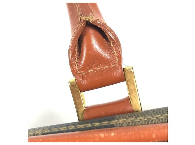 Fendi Pequin Vintage Pecan Mini Boston Handtasche Braun Khaki - Ansicht 6