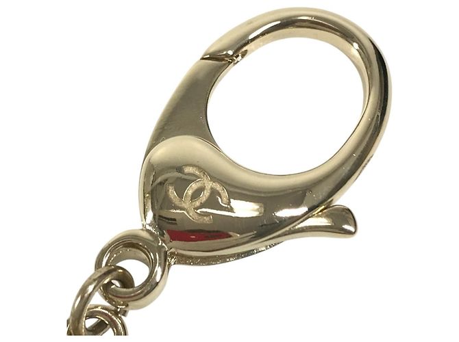 Chanel 22P Lion Camellia Logo Metal Charm Nero D'oro - vista 10