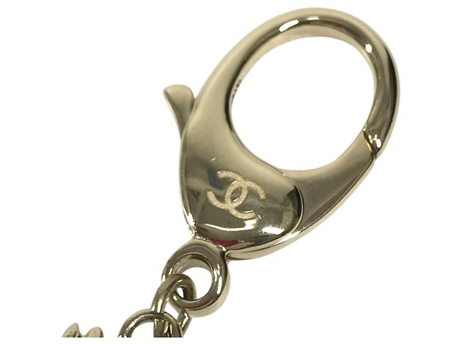 Chanel 22P Lion Camellia Logo Metal Charm Nero D'oro - vista 11