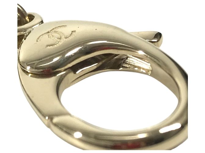 Chanel 22P Lion Camellia Logo Metal Charm Nero D'oro - vista 12