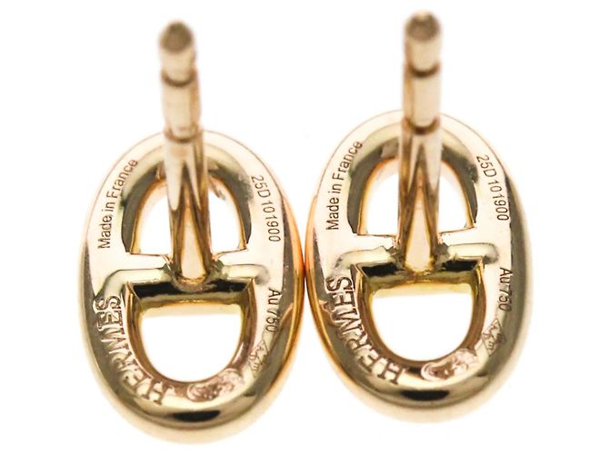 Hermès Hermes Chaine D'ancre Ohrringe Golden - Ansicht 7