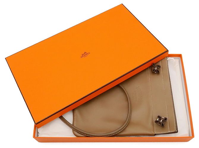 Hermès HERMES Sac Aline Mini Shoulder Bag Taupe - Ansicht 10