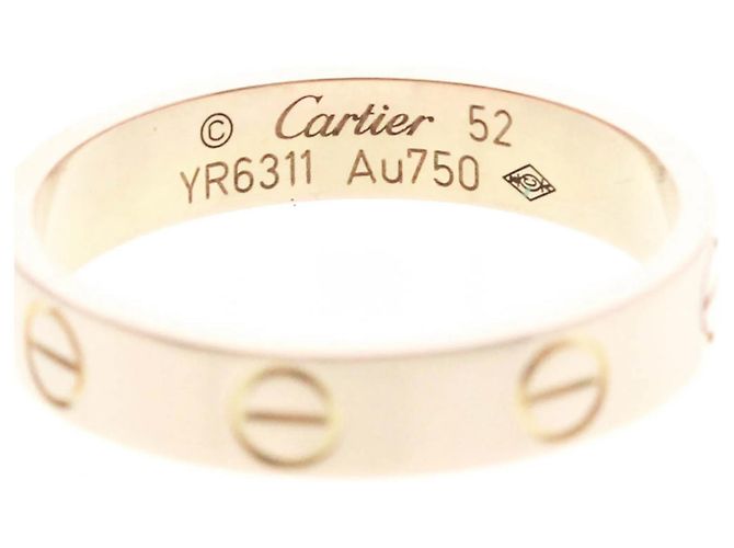 Cartier Mini Love Ring in 18K Roségold Golden - Ansicht 8