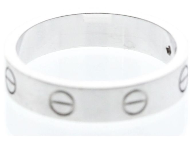 Cartier Mini Love Ring mit Diamant in 18K Weißgold Silber - Ansicht 7