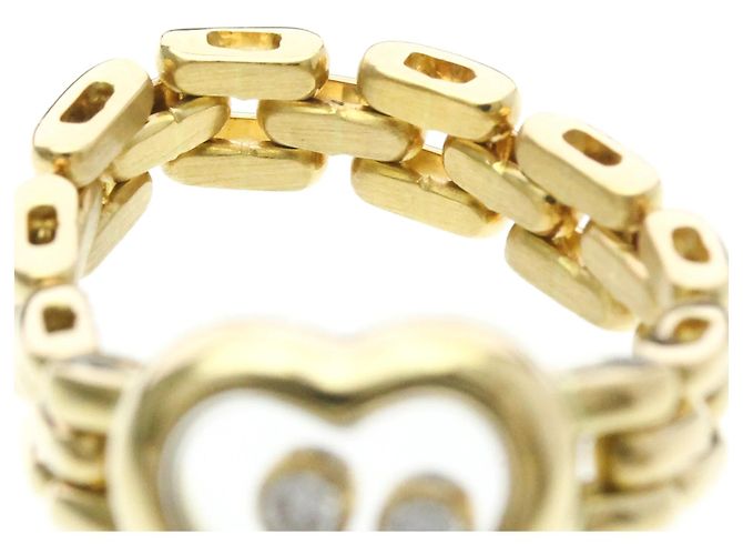 Anillo Chopard Happy Diamonds en Oro Amarillo de 18K Dorado - vista 6