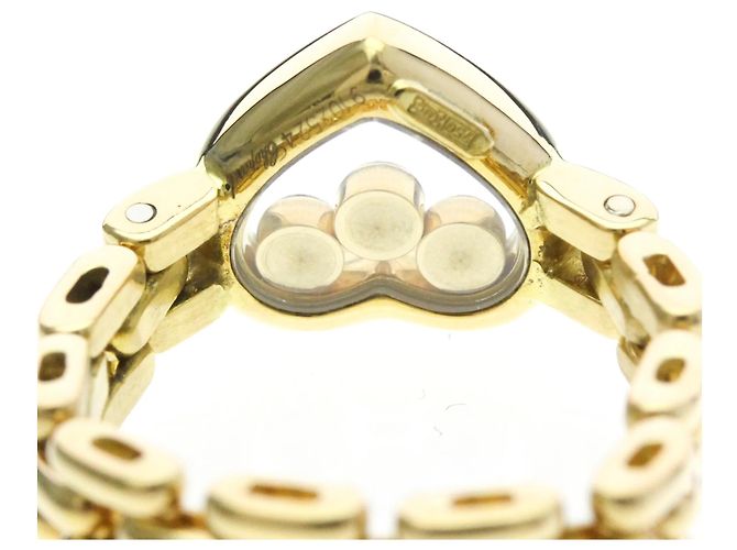 Anillo Chopard Happy Diamonds en Oro Amarillo de 18K Dorado - vista 9