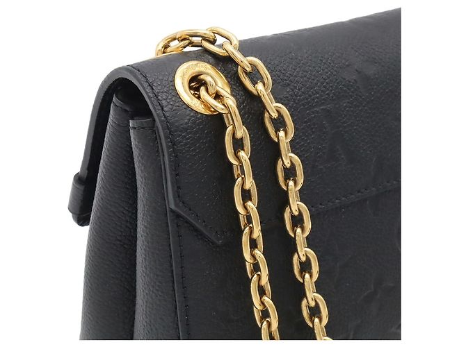 Bolso de hombro Louis Vuitton Monogram Empreinte Vavin BB Negro - vista 5