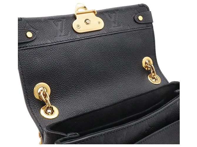 Bolso de hombro Louis Vuitton Monogram Empreinte Vavin BB Negro - vista 7