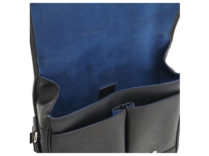 Louis Vuitton Epi Downtown PM Shoulder Bag Black - view 7