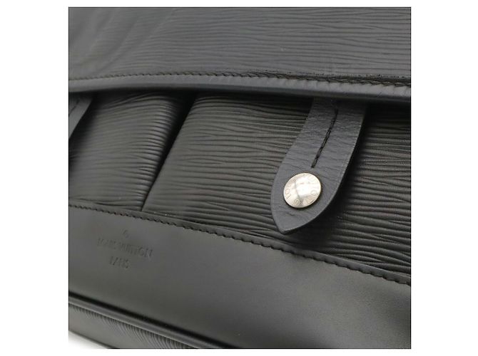 Louis Vuitton Epi Downtown PM Shoulder Bag Black - view 9