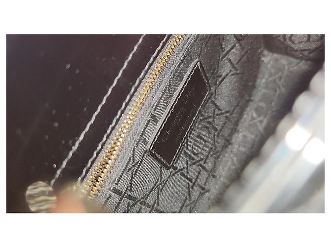 Christian Dior Bolsa Lady Dior Micro Bag Preto - vista 8