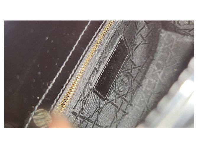 Christian Dior Bolsa Lady Dior Micro Bag Preto - vista 9
