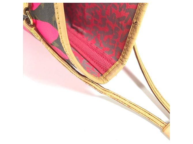 Saco Tote Louis Vuitton Monogram Graffiti Neverfull GM Rosa - vista 11