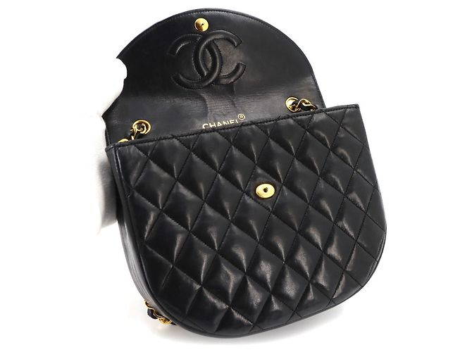 Bolsa de Ombro com Corrente Chanel Matelassé Preto - vista 7