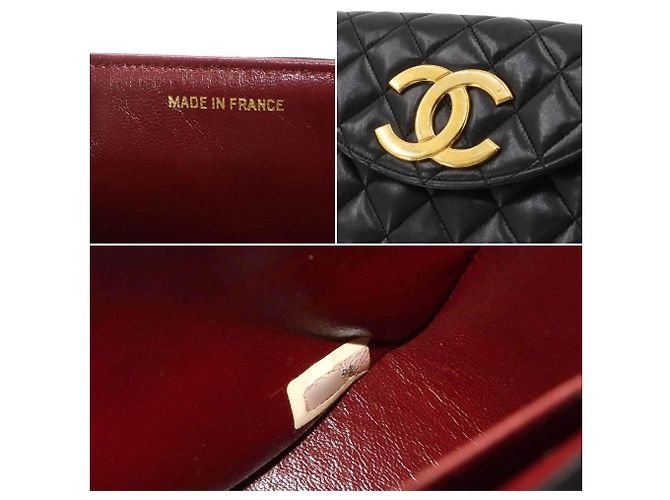 Bolsa de Ombro com Corrente Chanel Matelassé Preto - vista 9