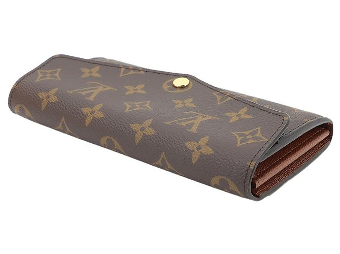 Louis Vuitton Monogram Portefeuille Sarah Bi-fold Long Wallet Braun Monogramm - Ansicht 5