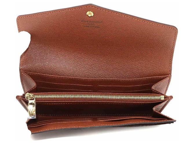 Louis Vuitton Monogram Portefeuille Sarah Bi-fold Long Wallet Braun Monogramm - Ansicht 6