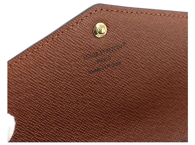 Louis Vuitton Monogram Portefeuille Sarah Bi-fold Long Wallet Braun Monogramm - Ansicht 8