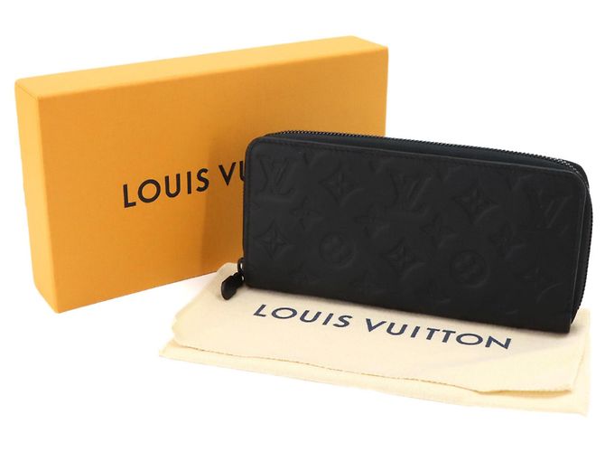 Louis Vuitton Monogram Shadow Long Wallet Black - view 2