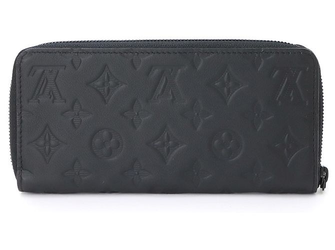 Louis Vuitton Monogram Shadow Long Wallet Black - view 3