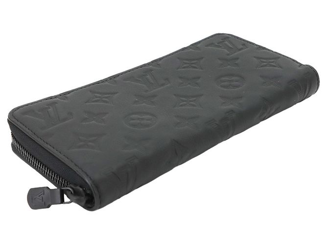 Louis Vuitton Monogram Shadow Long Wallet Black - view 4