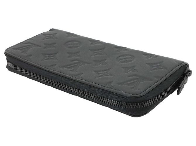 Louis Vuitton Monogram Shadow Long Wallet Black - view 5
