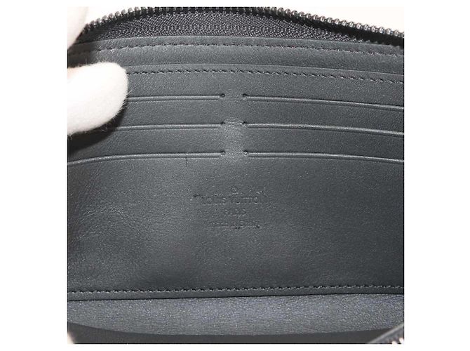 Louis Vuitton Monogram Shadow Long Wallet Black - view 8