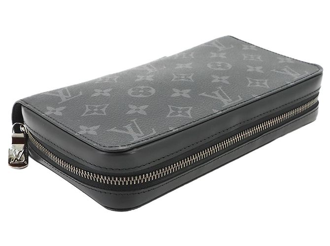 Carteira Longa Arredondada Zippy XL Monogram Eclipse Louis Vuitton Monograma - vista 4