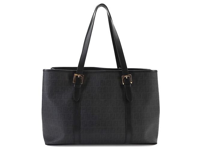 mala Tote Fendi Zucchino Preto - vista 3