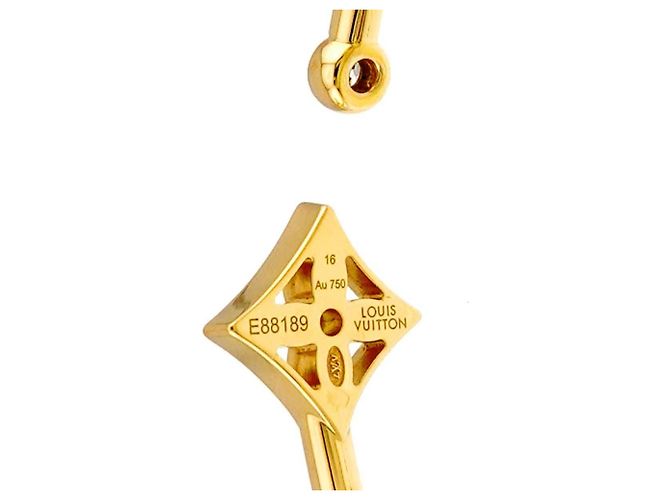 Louis Vuitton Twist Blossom Armband aus 18K Gelbgold und Diamanten - Ansicht 4