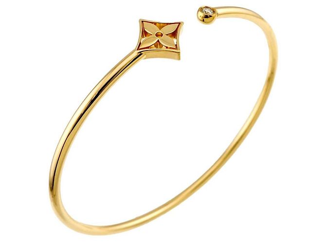 Louis Vuitton Twist Blossom Armband aus 18K Gelbgold und Diamanten - Ansicht 5