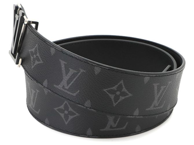 Ceinture réversible Louis Vuitton Monogram Eclipse LV Shake 40mm Noir - vue 4