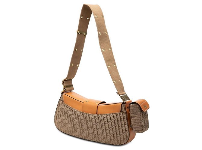 Christian Dior Trotter Schultertasche Braun - Ansicht 2