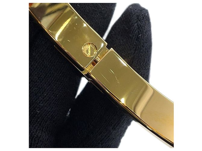 Hermès Bracelete Hermes Mini Click Kelly PM Preto Dourado - vista 7