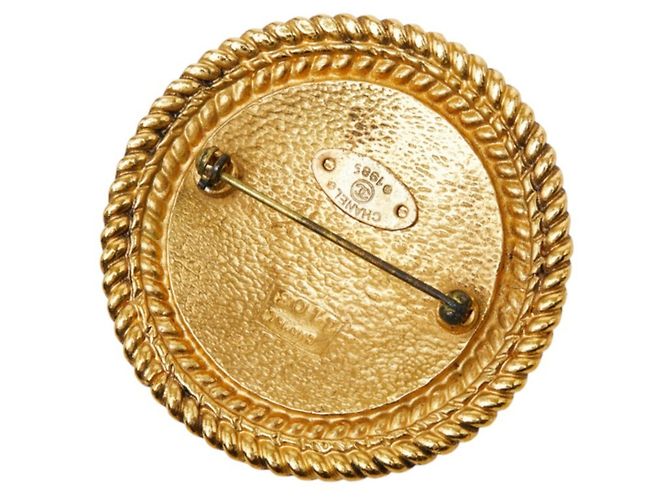 Broche Chanel chapado en oro - vista 2