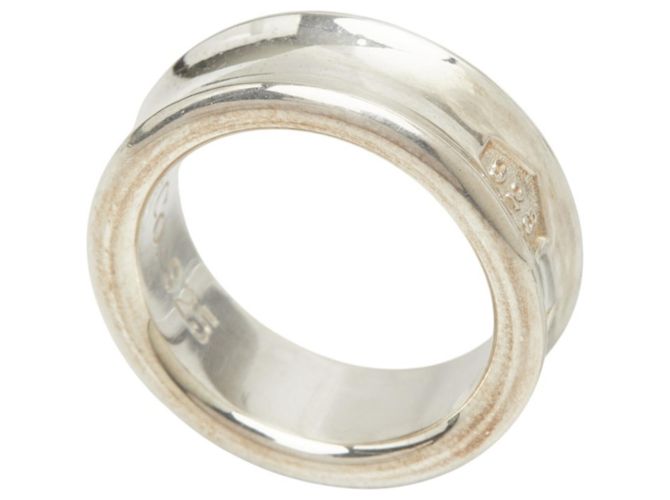 Autre Marque Anello Fascia Tiffany & Co. 1837 Narrow in Argento - vista 5