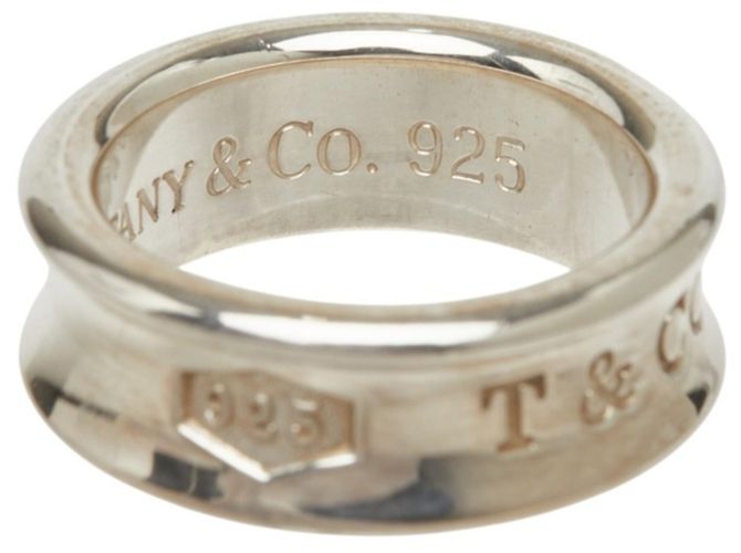 Autre Marque Anello Fascia Tiffany & Co. 1837 Narrow in Argento - vista 7