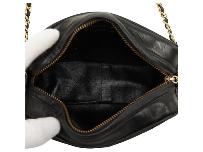 Chanel Coco Mark Matelassé Crossbody Chain Schultertasche Schwarz - Ansicht 10