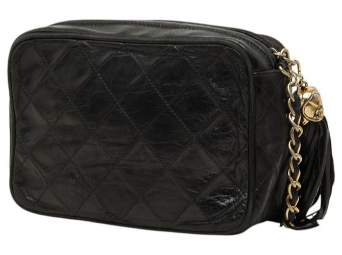 Chanel Coco Mark Matelassé Crossbody Chain Schultertasche Schwarz - Ansicht 2