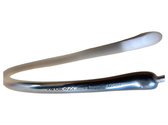 Autre Marque Tiffany & Co. Open Heart Creolen Silber - Ansicht 4