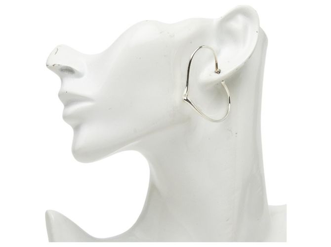 Autre Marque Tiffany & Co. Open Heart Creolen Silber - Ansicht 5