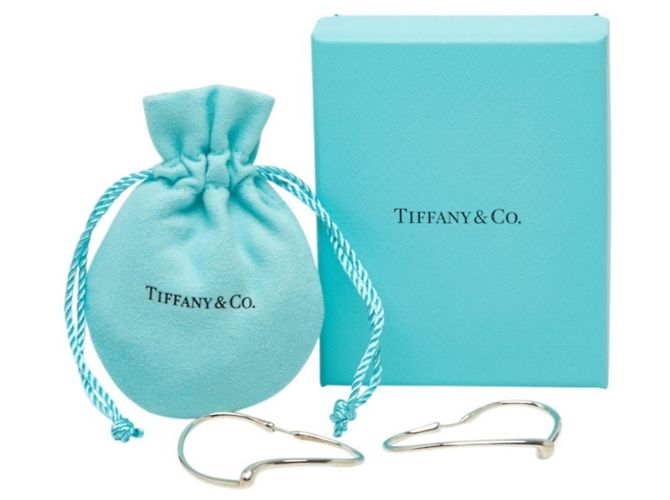 Autre Marque Tiffany & Co. Open Heart Creolen Silber - Ansicht 6