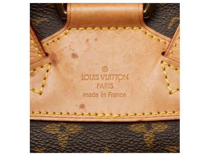 Mochila Louis Vuitton Monogram Montsouris MM Marrom Monograma - vista 11