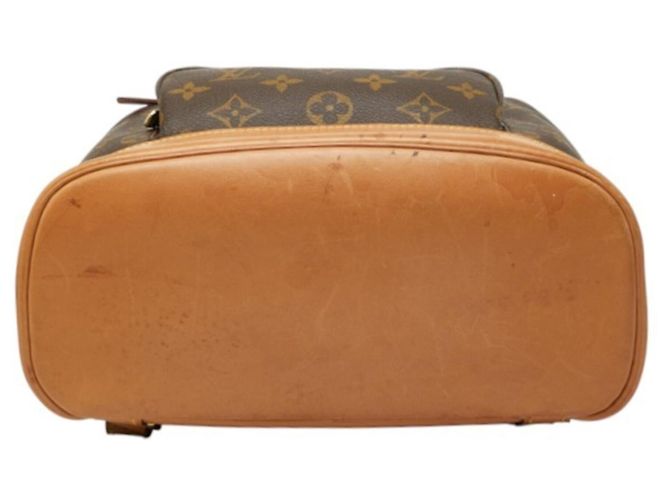 Mochila Louis Vuitton Monogram Montsouris MM Marrom Monograma - vista 3